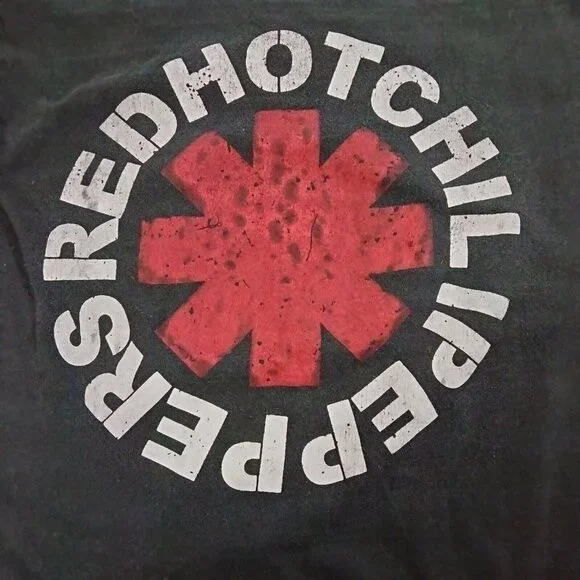 Vintage Y2K Red Hot Chili Peppers RHCP Logo Funk Rock Graphic T Shirt La… - Picture 2 of 5
